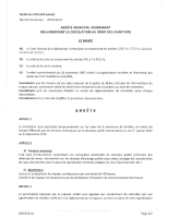 Arrêté permanent n°2025156-01 – Services techniques