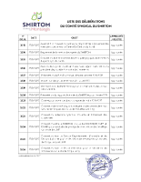 SMIRTOM – Liste des délibérations 27.06.2025