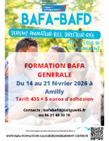 Formation BAFA hiver 2026 amilly