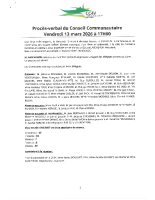 pv 13 mars 2026